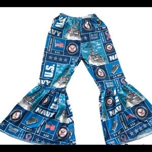 Girls 2T U.S  Air Force Kids Bell Bottoms